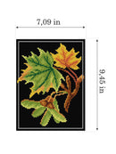 Needlepoint canvas for halfstitch without yarn Maple 3246F - Printed Tapestry Canvas