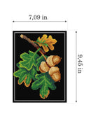 Gobelin canvas for halfstitch without yarn Oak 3247F - Printed Tapestry Canvas