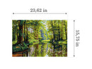Needlepoint canvas for halfstitch without yarn after Peder Mork Monsied - Landscape 3253Q