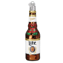 Holiday Miller Lite Bottle Ornament