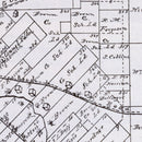 Vintage Map of Brown County, Texas 1876