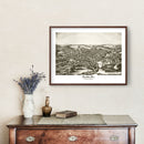 Vintage Map of Houlton, Maine 1894