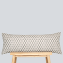 Mori Floral Block Printed Pillow Cover | Sage Green | Long Lumbar