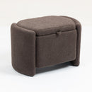 Mid Century Modern Accent Chair with Wood Frame, Upholstered Living Room Chairs with Waist Cushion, Reading Armchair for Bedroom Sunroom