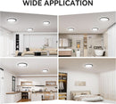 12 Pack 12 Inch Slim LED Flush Mount Ceiling Lights 5000K