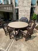 Outdoor Modern FanBack Dining Chair - HDPE - All-Weather