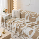 Chenille Sofa Cover Blanket, Couch Cover Blanket Throws for Couches Living Room Furniture Throw Covers
