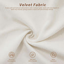 White Velvet Pet Hair Resistant Modular Recliner Sofa