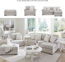 Eastonbridge Upholstered Rectangular Ottoman Light Gray