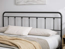 Adjustable Height Metal Headboard in Farmhouse Victorian Style