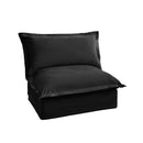 Koala Armless Sofa - Black