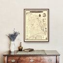 Vintage Map of Jefferson County, Texas 1898