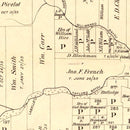 Vintage Map of Jefferson County, Texas 1898