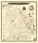 Vintage Map of Jefferson County, Texas 1898