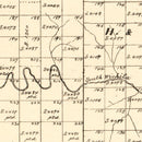 Vintage Map of Knox County, Texas 1879