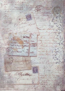 Nostalgic Notes Designer Printed AIDA Fabric. Canvas for embroidery with an applied background  KF-1272A