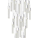 Rectangular Crystal Chandelier // XL 25 Light