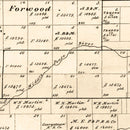 Vintage Map of Motley County, Texas 1893