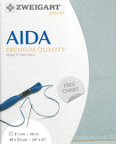 Precut Aida extra fine 20 count Very Light Pewter 3326/5018
