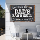 Dad's Bar And Grill Sign