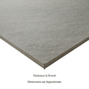 Fossil Snow 36"x36" Matte Porcelain Stone Look Paver - MSI Collection