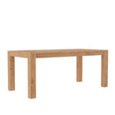 Aiden Dining Table, Natural Weathered