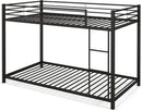 Metal Bunk Bed Twin Over Twin With Safety Guard Rails