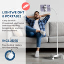 NEW - LEVO Gooseneck Tablet Floor Stand WITH Casters