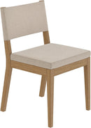 Linus Upholstered Dining Chair With Rubberwood Legs