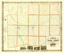 Vintage Map of Stark County, Ohio 1850