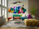 Blobbrush Wall Decor Mirrored Acrylic Art Blob Mirror