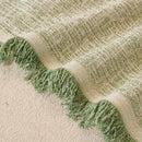 Natural Textured Linen Couch Cover, Breathable & Hypoallergenic Furniture Protector