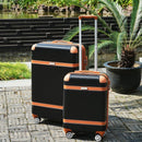 Hardshell Luggage Sets 3 Piece double spinner 8 wheels Suitcase with TSA Lock Lightweight 20"24"28"
