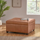 CARLSBAD PU STORAGE OTTOMAN