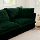 Koala Armless Sofa - Green