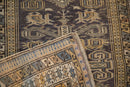 3x4 Vintage Shirvan Square Rug
