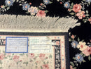 8.8 x 12 Karastan Garden of Eden Rug, Ebony Trellis