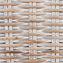 Grey Wash Rattan 30 Inch Bar Stool With Parsons Legs