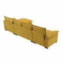 [VIDEO]118' Modern Chenille Sectional Sofa with Double Cushions,Storage Pockets,5 Seat Upholstered Indoor Furniture,L-shaped Comfy Cloud Couch with Reversible Chaise for Living Room,Apartment,3 Colors