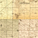 Vintage Map of St. Joseph County, Michigan 1897