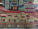 3' X 5' New Vintage Handmade Afghan Balouch Tribal Wool Pictorial Rug