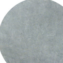 8' Round  Polyester Blue Heather Area Rug