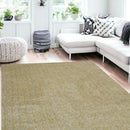 9' X 13' Yellow Hand Woven Area Rug