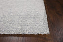 8' Slate Heather Plain Runner Rug