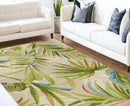 7' X 9'  Uv Treated Polypropylene Sand Area Rug