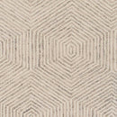 8' X 10'  Wool Ivory  Area Rug