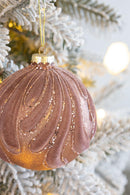 Decorative Hanging Ball Christmas Tree Ornaments For Holiday Party Decorations (Set of 6)
