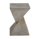 GEOMETRIC MGO SIDE TABLE,LIGHT GRAY COLOR