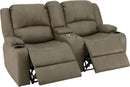 67 Inch Putty Powered RV Wall Hugger Recliner Sofa
