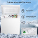 3.5 Cubic Feet Chest Freezer with 2 Removable Baskets D5897H